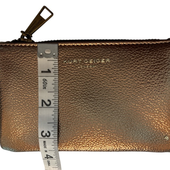 Kurt Geiger Metallic Gold Pouch - Picture 7 of 8